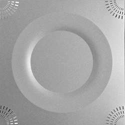 造型板 圆形系列 抗污闪银圆形+太阳花4号